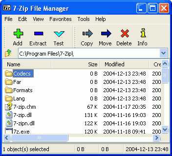 7-Zip File Manager