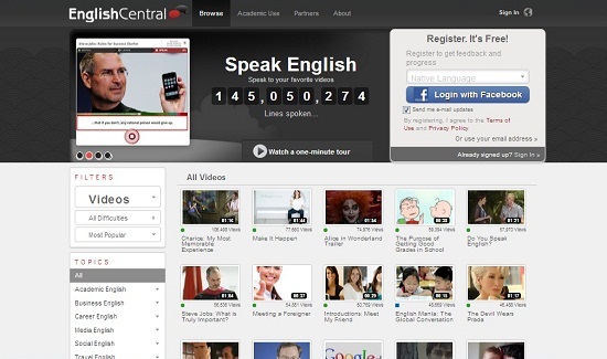 english websites