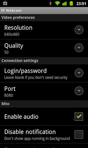 Use Android Phone Camera As IP Webcam For Surveillance [Free App]