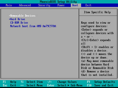 how-to-change-boot-order change boot order like cd, dvd, floopy disk, hard disk drive