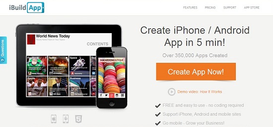 iBuildApp App Creator